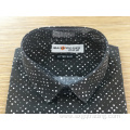 Men's print long sleeve spandex shirt